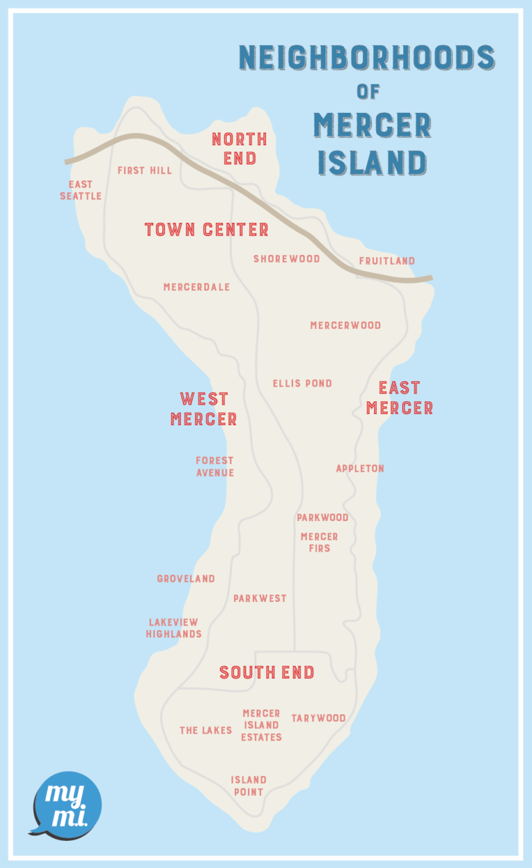 Mercer Island Neighborhood Map My Mercer Island My Mercer Island