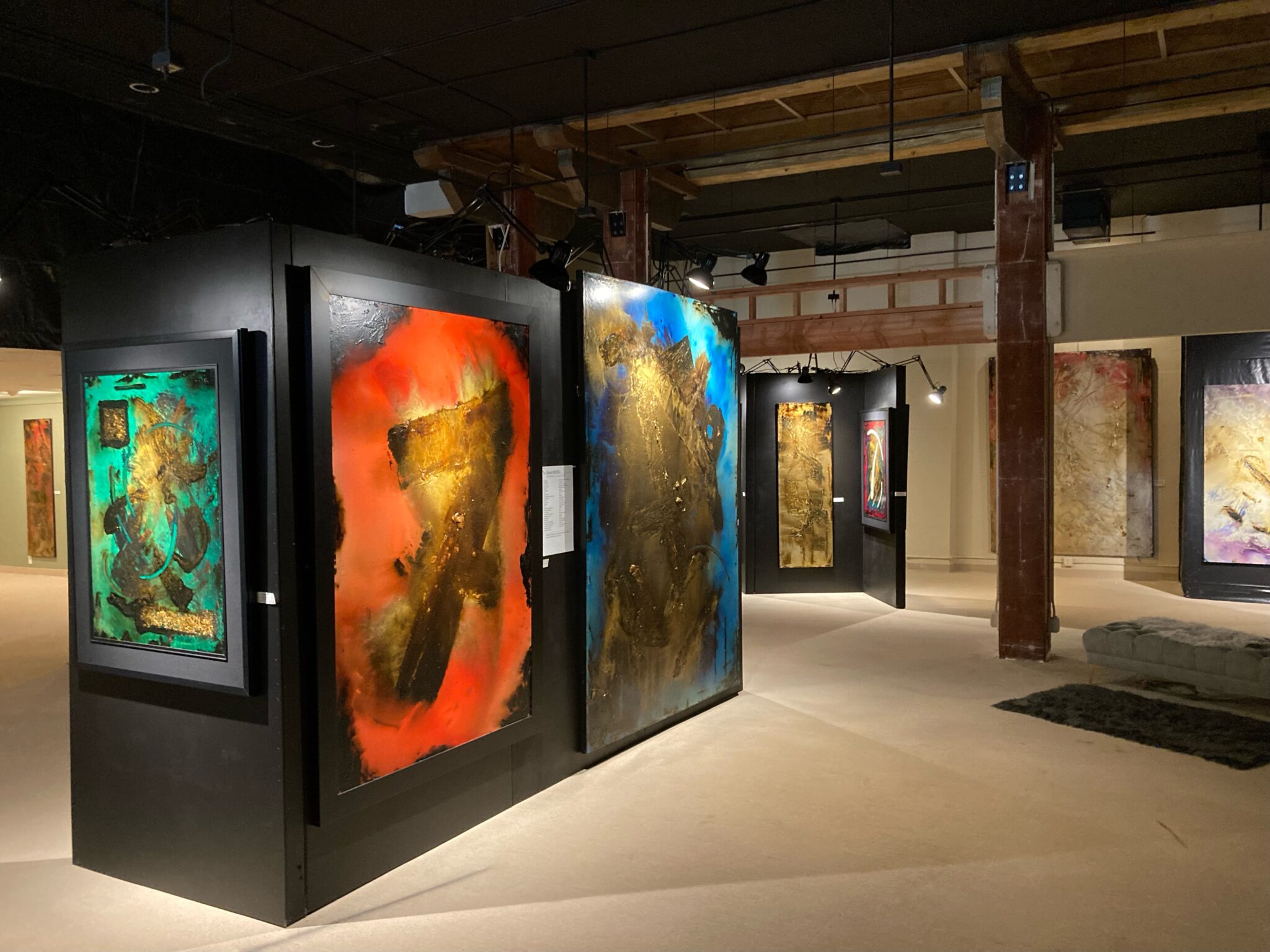 "Big Art for Big Walls" Art Exhibition by Edward Michell My Mercer